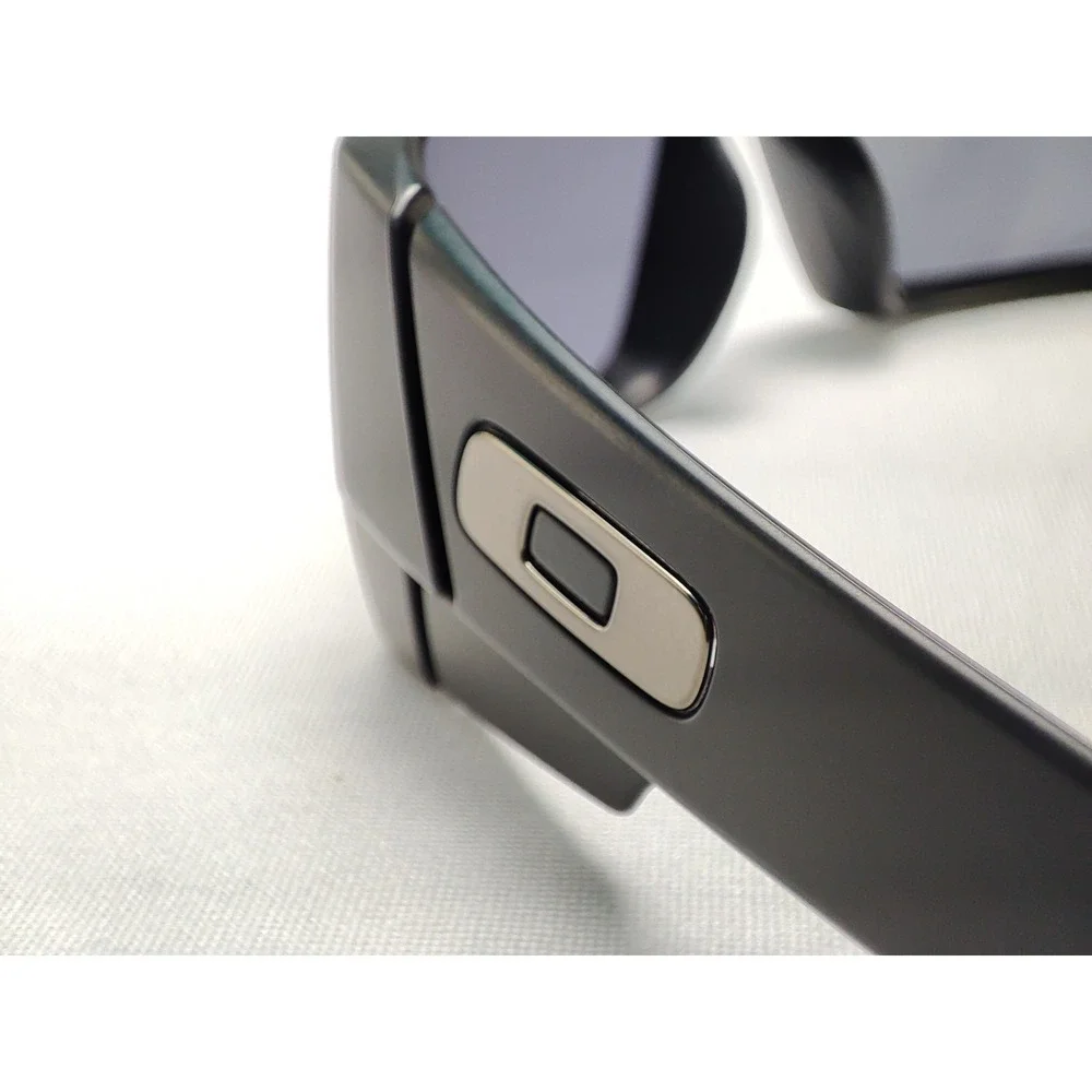 Oakley Gascan OO9014-03-473 Matte Black Grey Sunglasses USA Made Mens Wrap